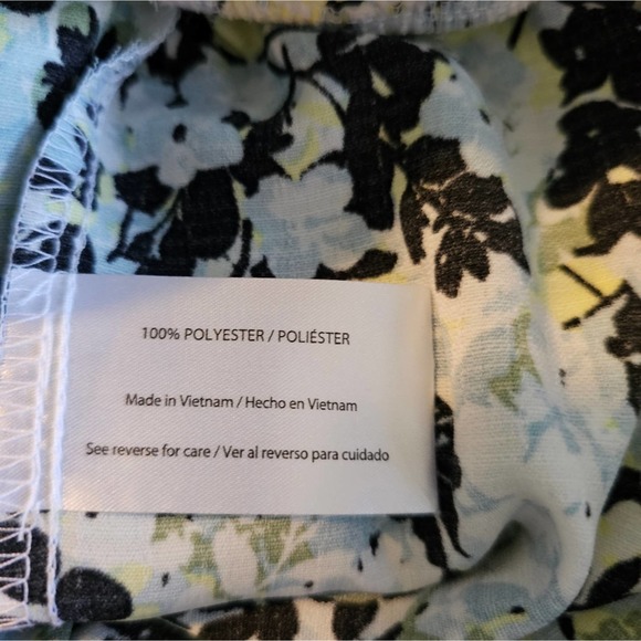 Peace & Pearl's women's forget me not floral Capri pants size xl - Picture 11 of 13